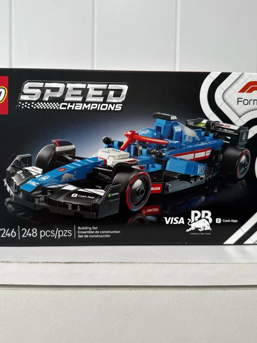 Lego Speed Champions Blue and Black Formula 1 Race Car
